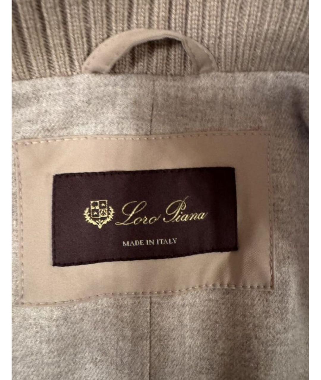 LORO PIANA Бежевое пальто, фото 3