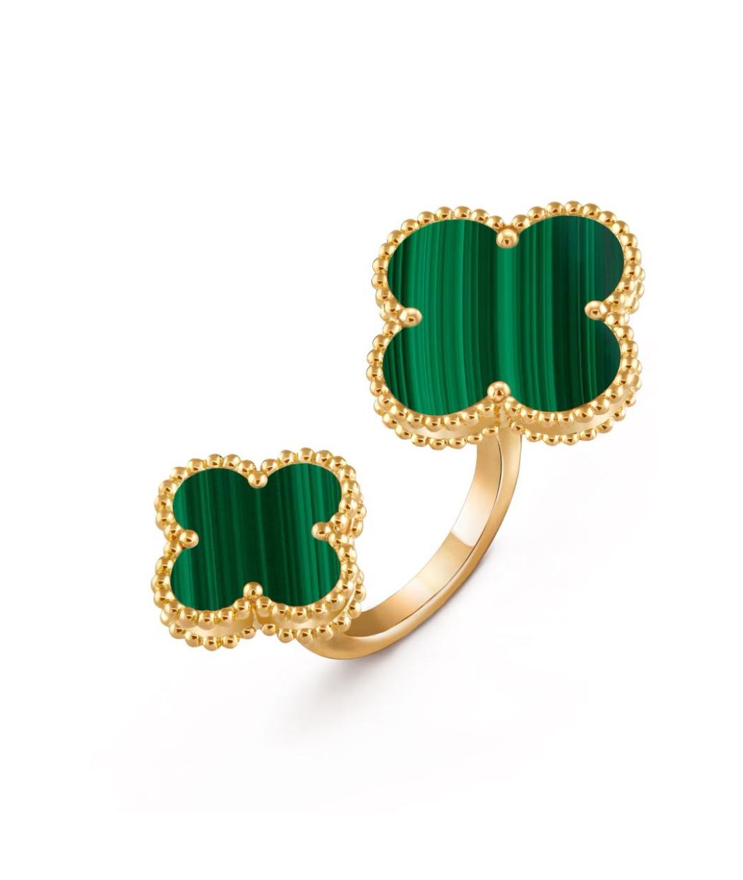 VAN CLEEF & ARPELS Зеленые кольцо из желтого золота, фото 5