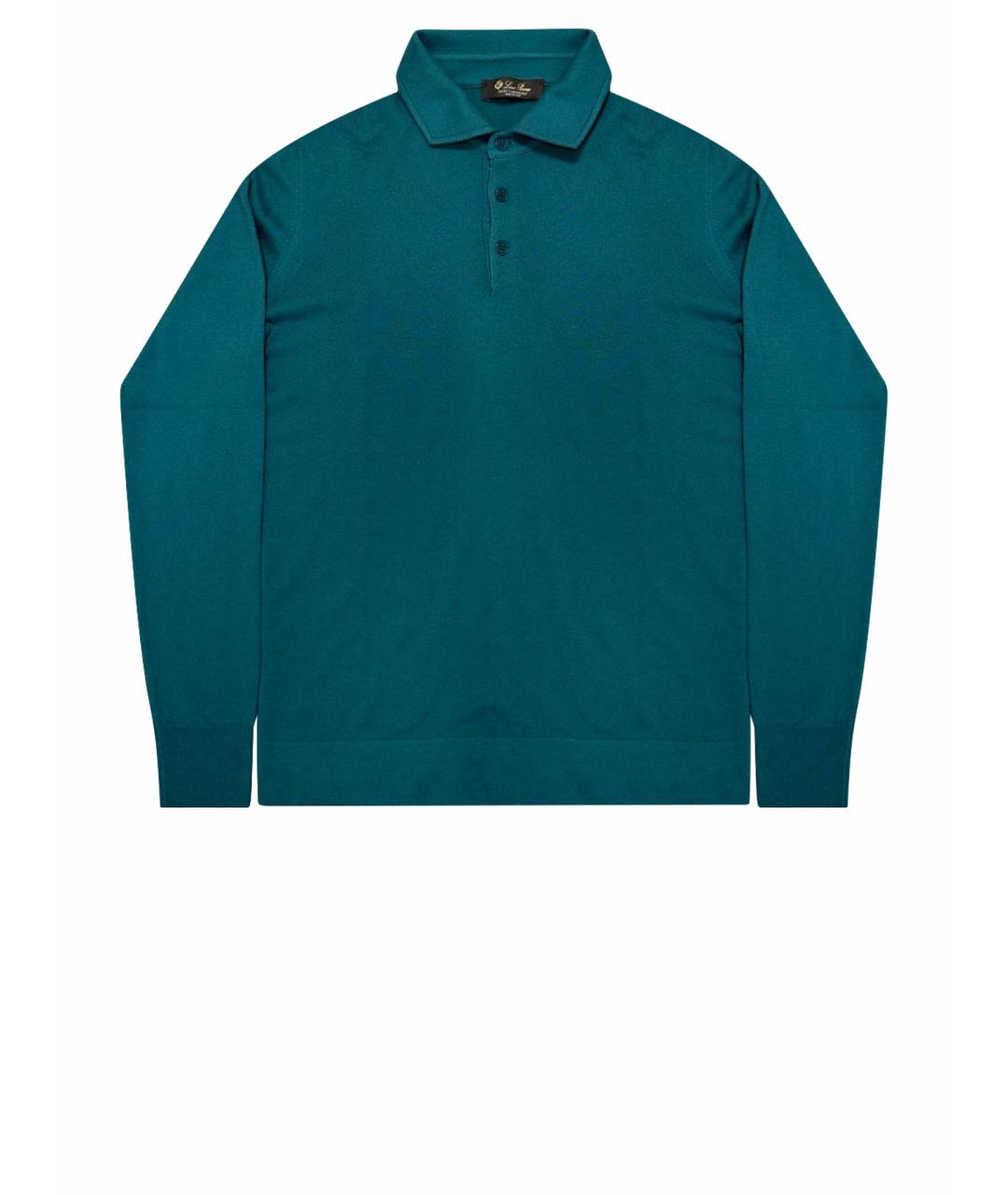 LORO PIANA Зеленый кашемировый джемпер / свитер, фото 1