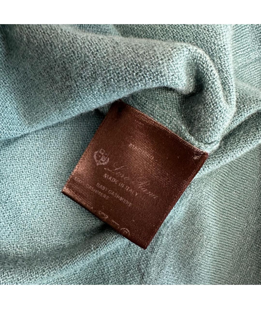 LORO PIANA Зеленый кашемировый джемпер / свитер, фото 5