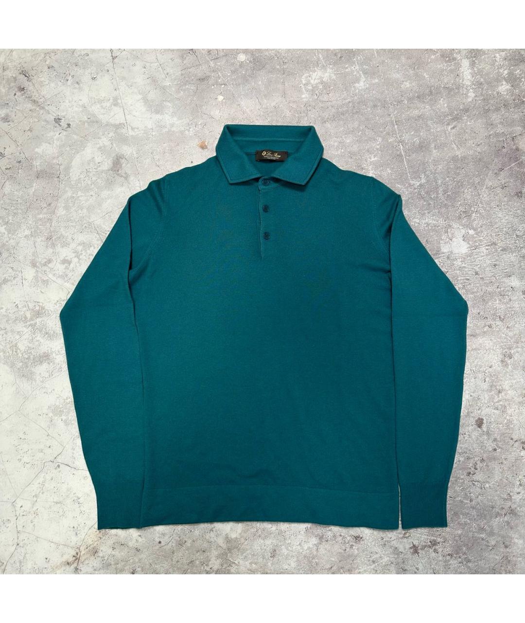LORO PIANA Зеленый кашемировый джемпер / свитер, фото 6