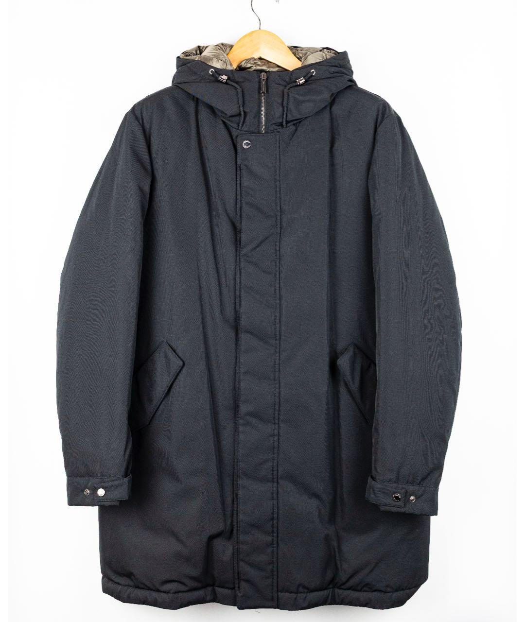 MOORER Черная полиамидовая парка, фото 1