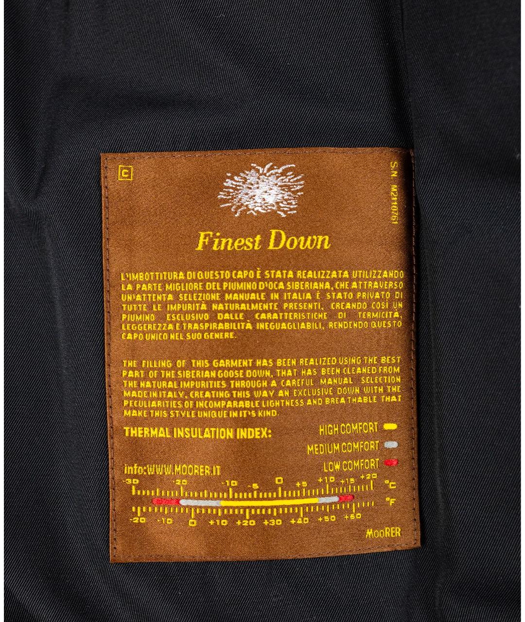 MOORER Черная полиамидовая парка, фото 3