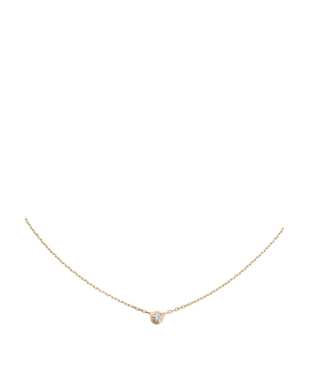 CARTIER Золотое колье из желтого золота, фото 1