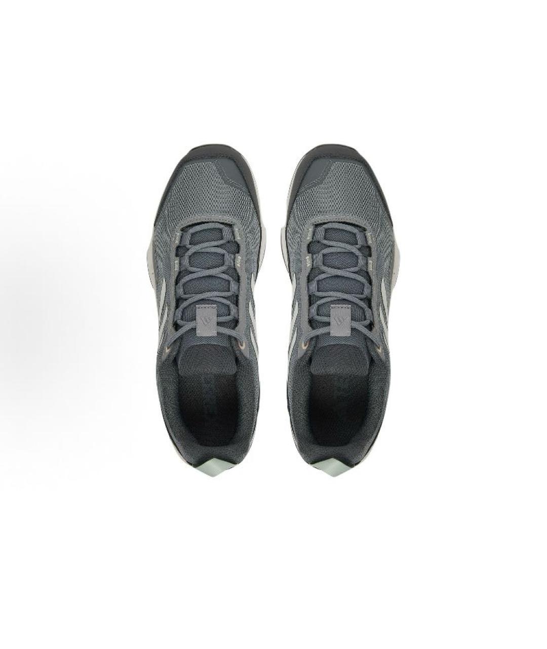 ADIDAS Серые текстильные кроссовки, фото 3