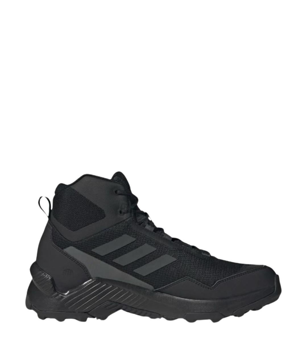 ADIDAS Черные текстильные кроссовки, фото 1