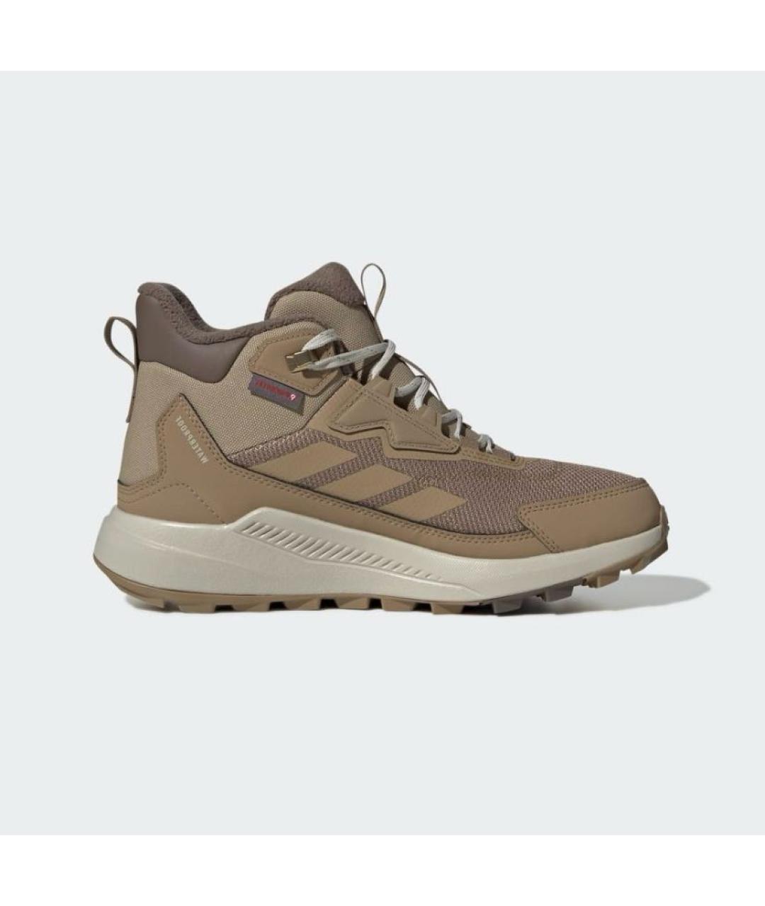 ADIDAS Бежевые текстильные кроссовки, фото 4