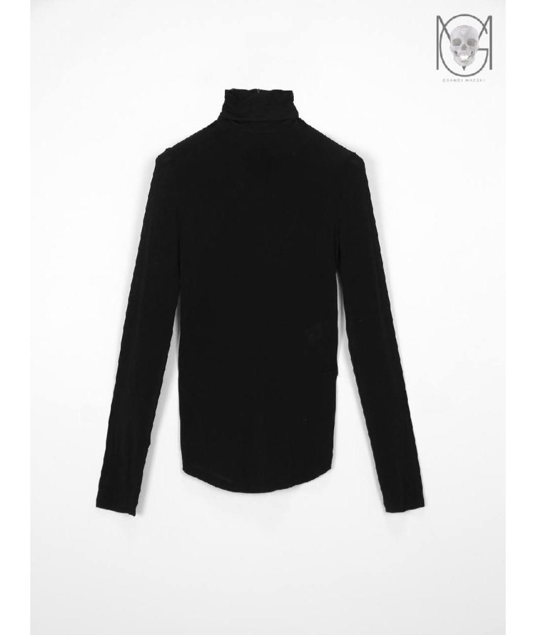 ISABEL MARANT Черная вискозная водолазка, фото 9