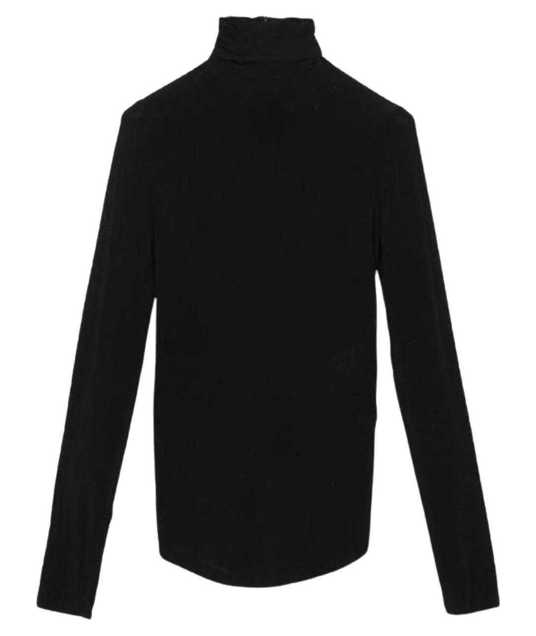 ISABEL MARANT Черная вискозная водолазка, фото 1