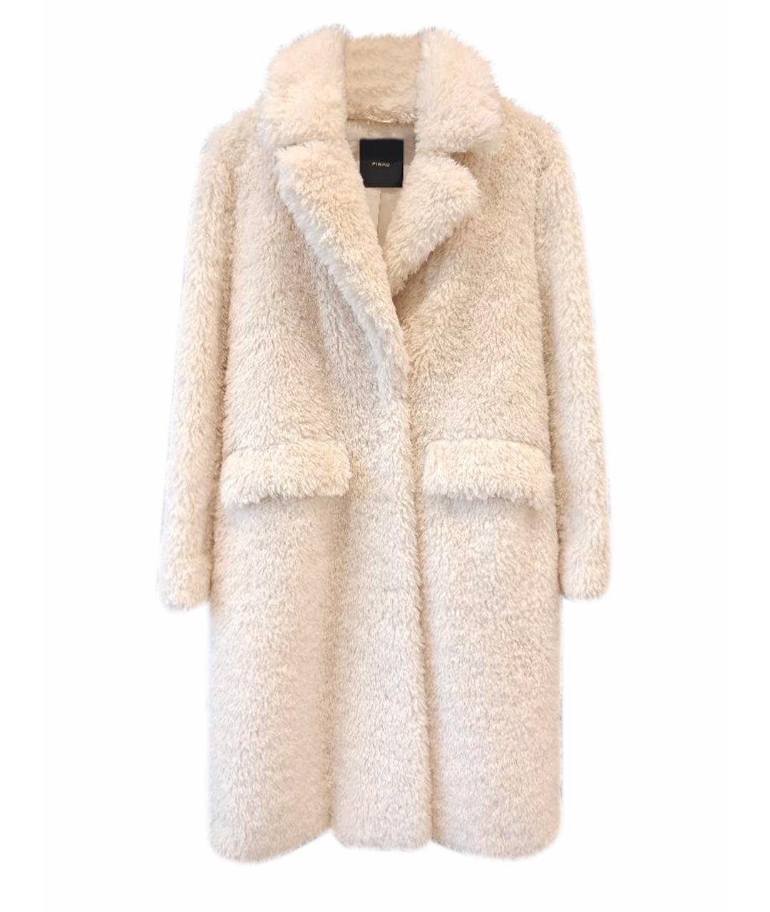PINKO Белое пальто, фото 1