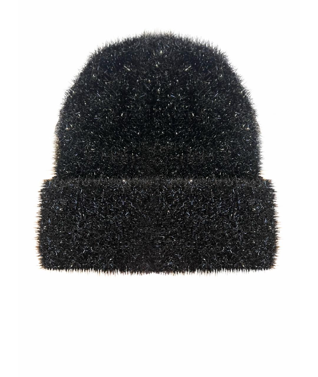MSGM Черная синтетическая шапка, фото 1