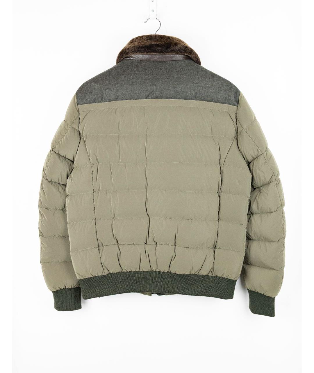 MOORER Зеленый полиамидовый пуховик, фото 2