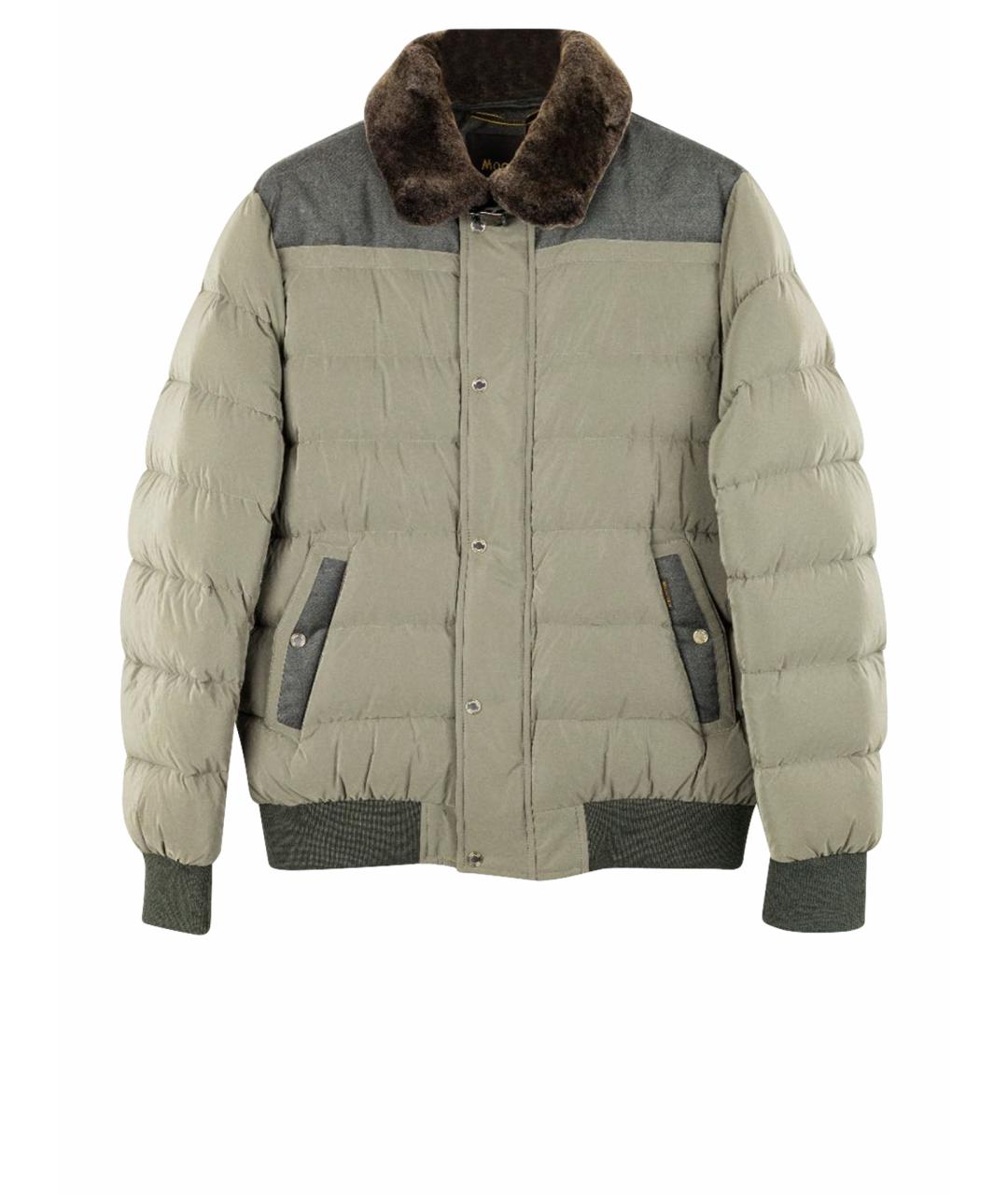 MOORER Зеленый полиамидовый пуховик, фото 1