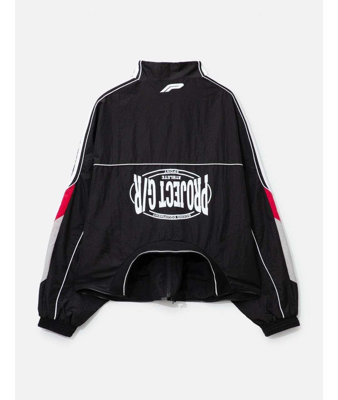 PROTOCOL INDEX EX. PROJECT G/R Черная полиэстеровая куртка, фото 2