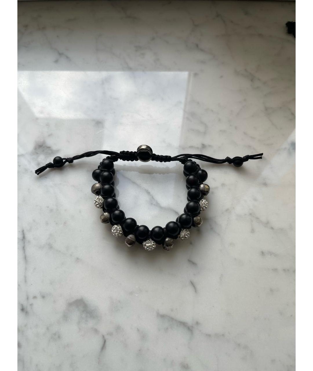 CHROME HEARTS Черный серебряный браслет, фото 9