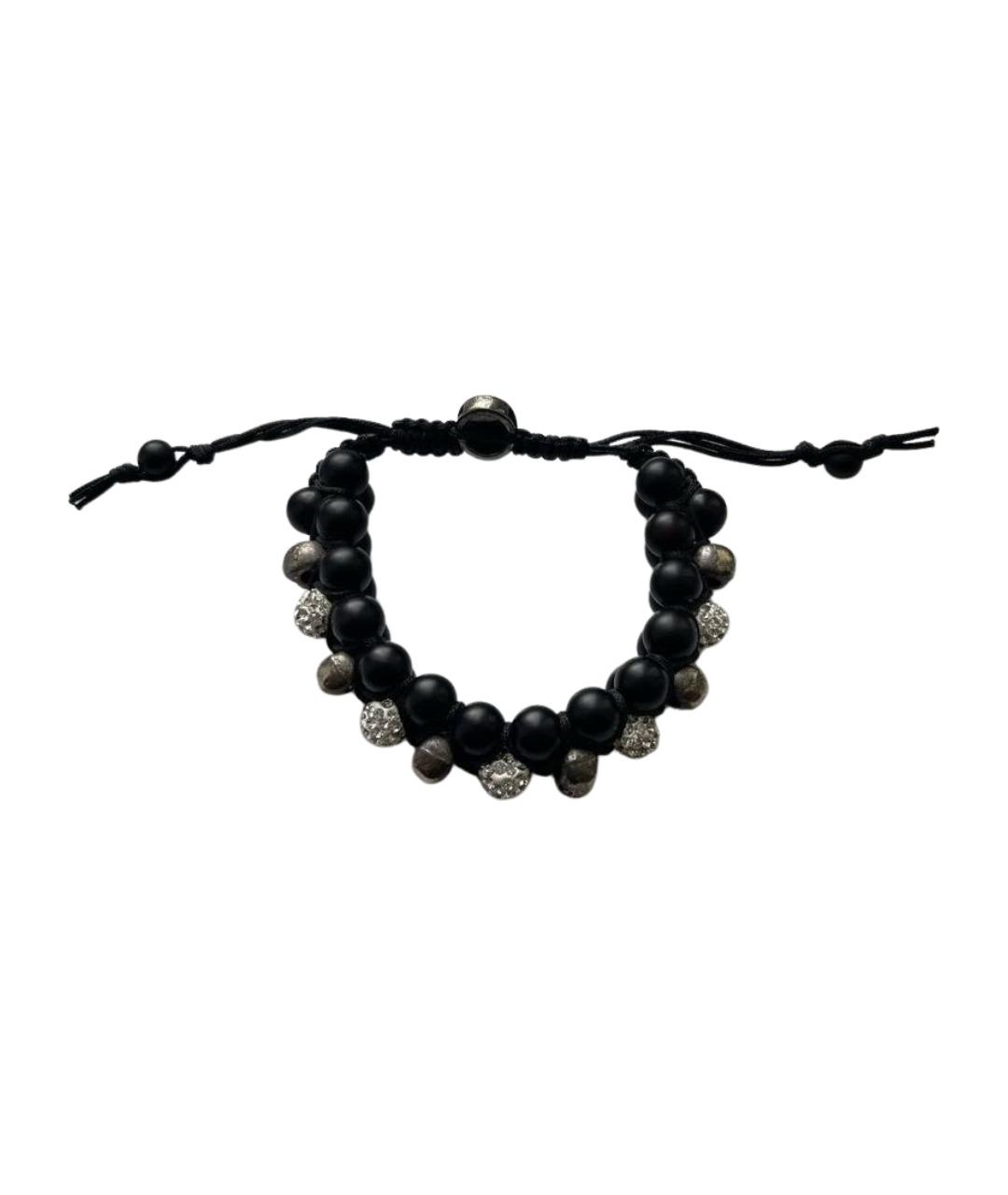 CHROME HEARTS Черный серебряный браслет, фото 1