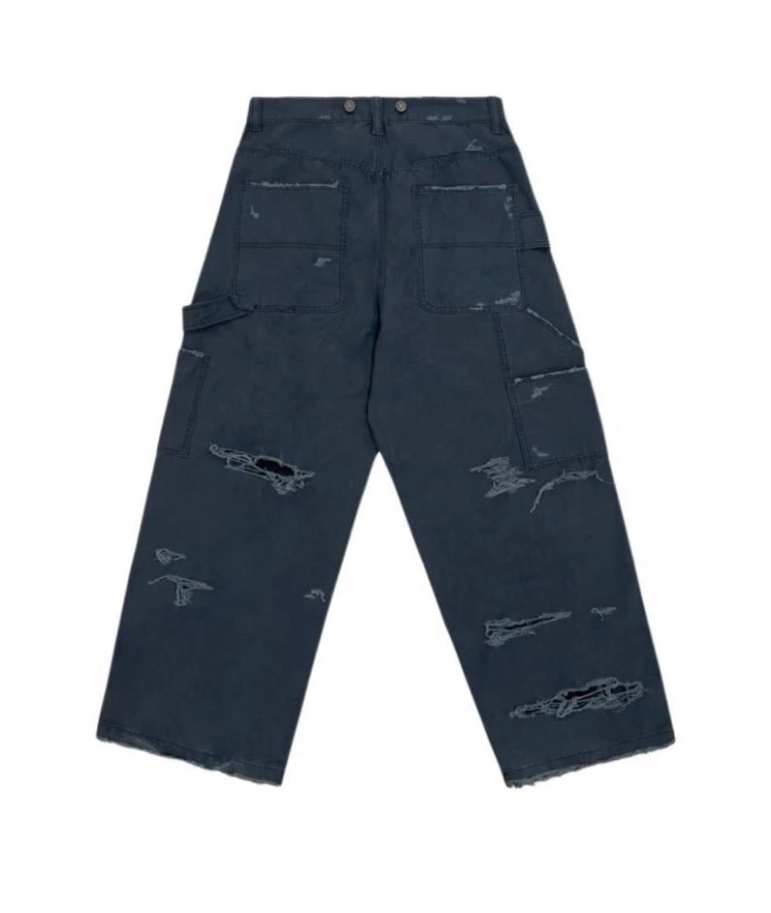 PROTOCOL INDEX EX. PROJECT G/R Темно-синие хлопковые джинсы, фото 2