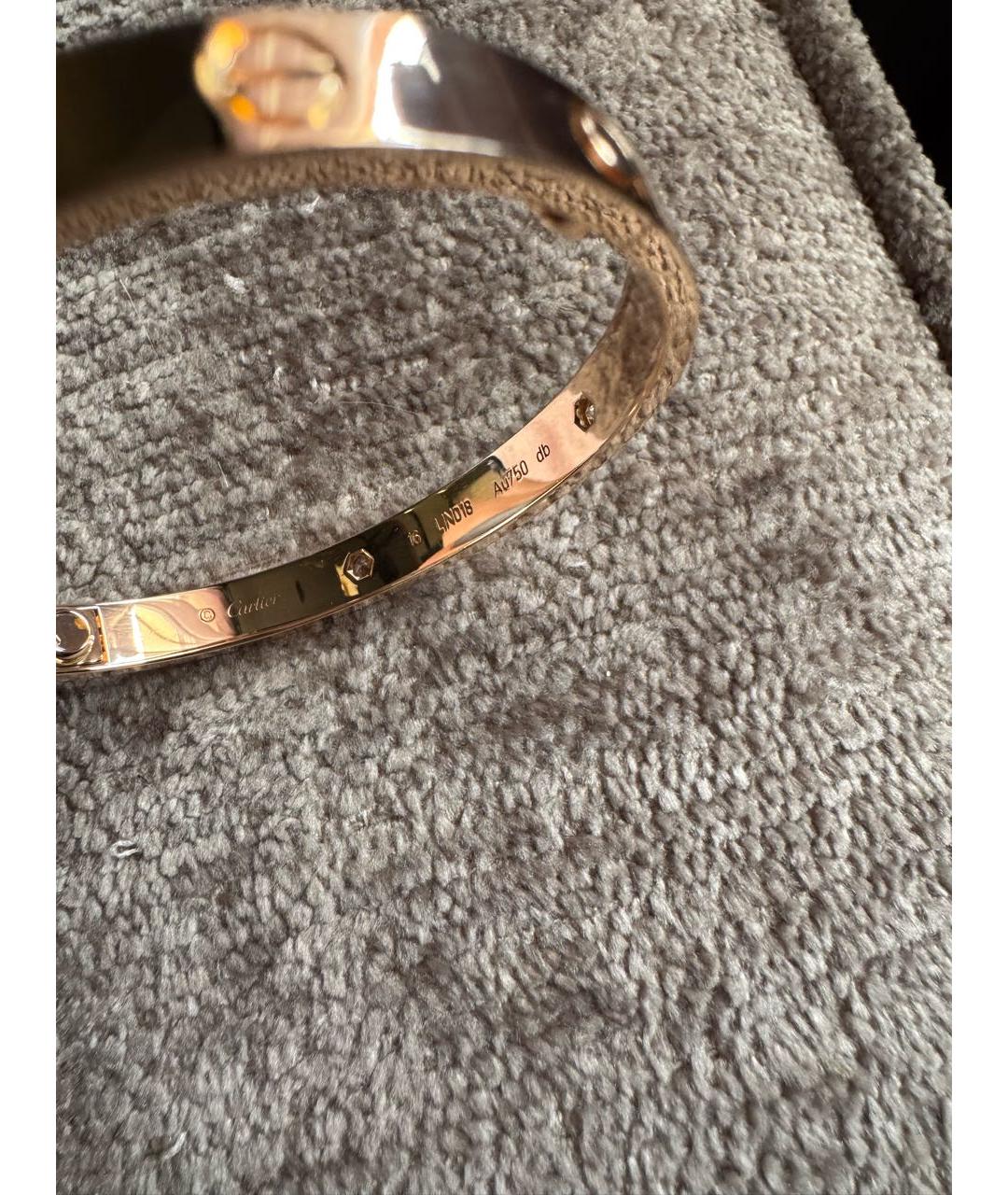 CARTIER Золотой браслет из розового золота, фото 4