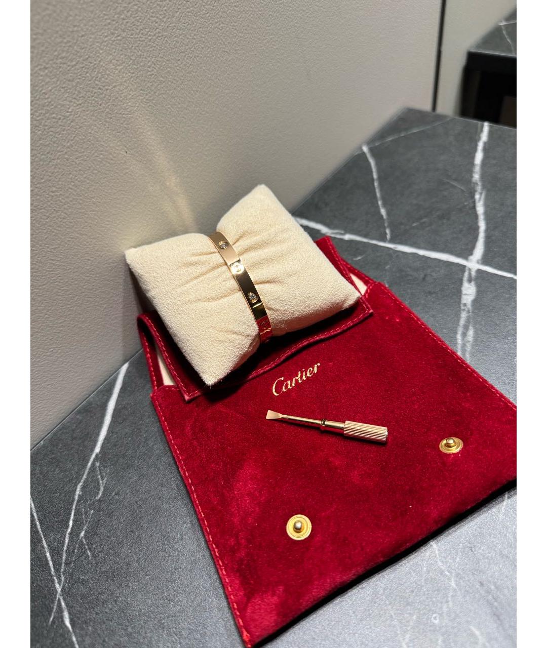 CARTIER Золотой браслет из розового золота, фото 5