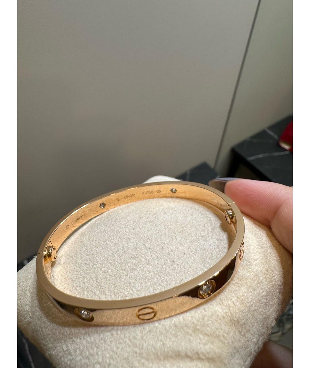 CARTIER Золотой браслет из розового золота, фото 2