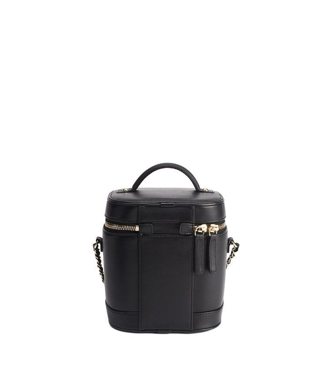 CHANEL Черная кожаная сумка через плечо, фото 3