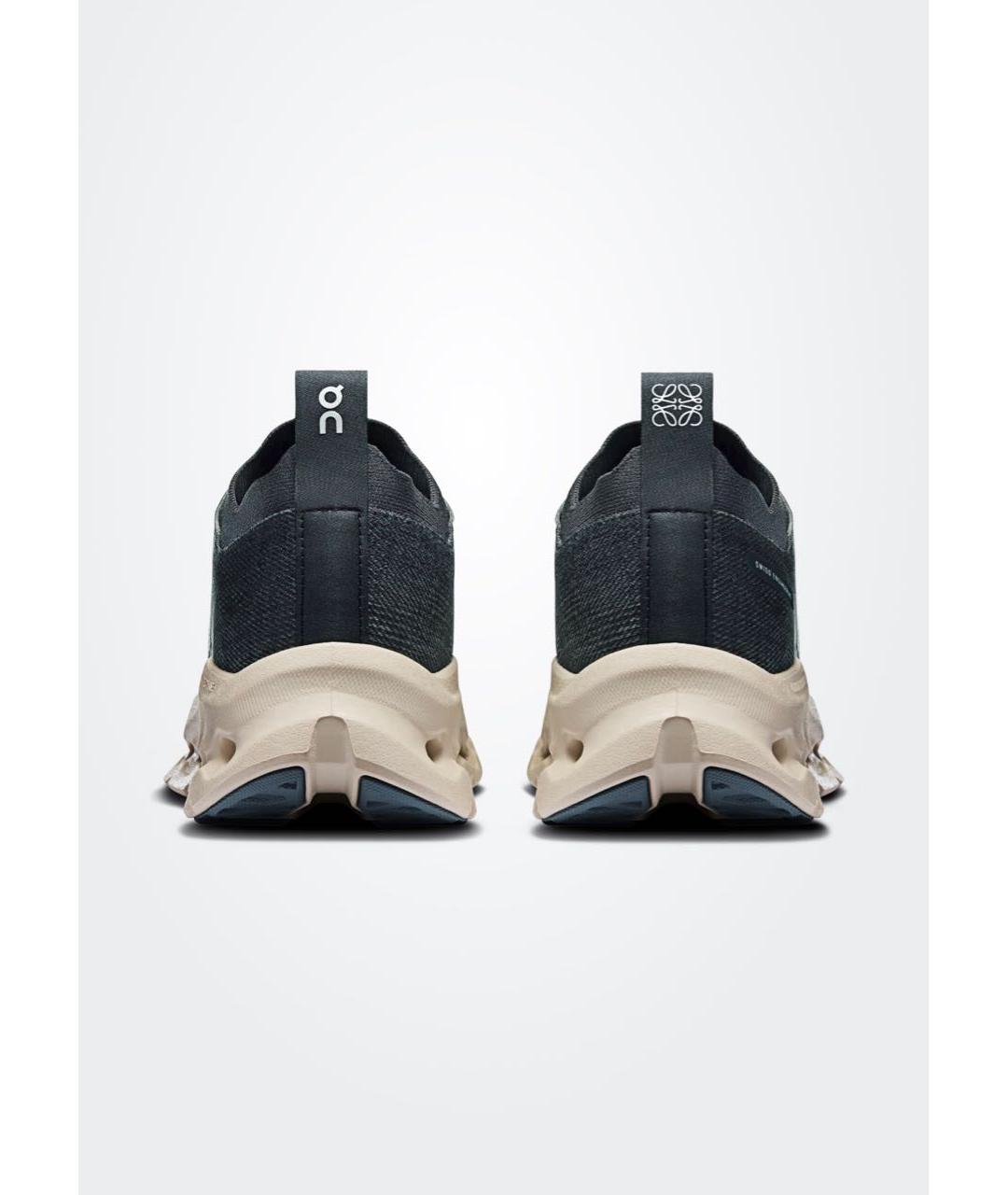 LOEWE Серые текстильные кроссовки, фото 5