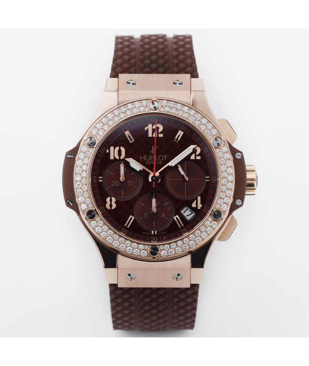 HUBLOT Коричневые часы из розового золота, фото 2