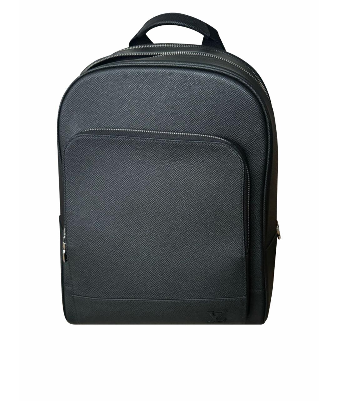 LOUIS VUITTON Черный кожаный рюкзак, фото 1