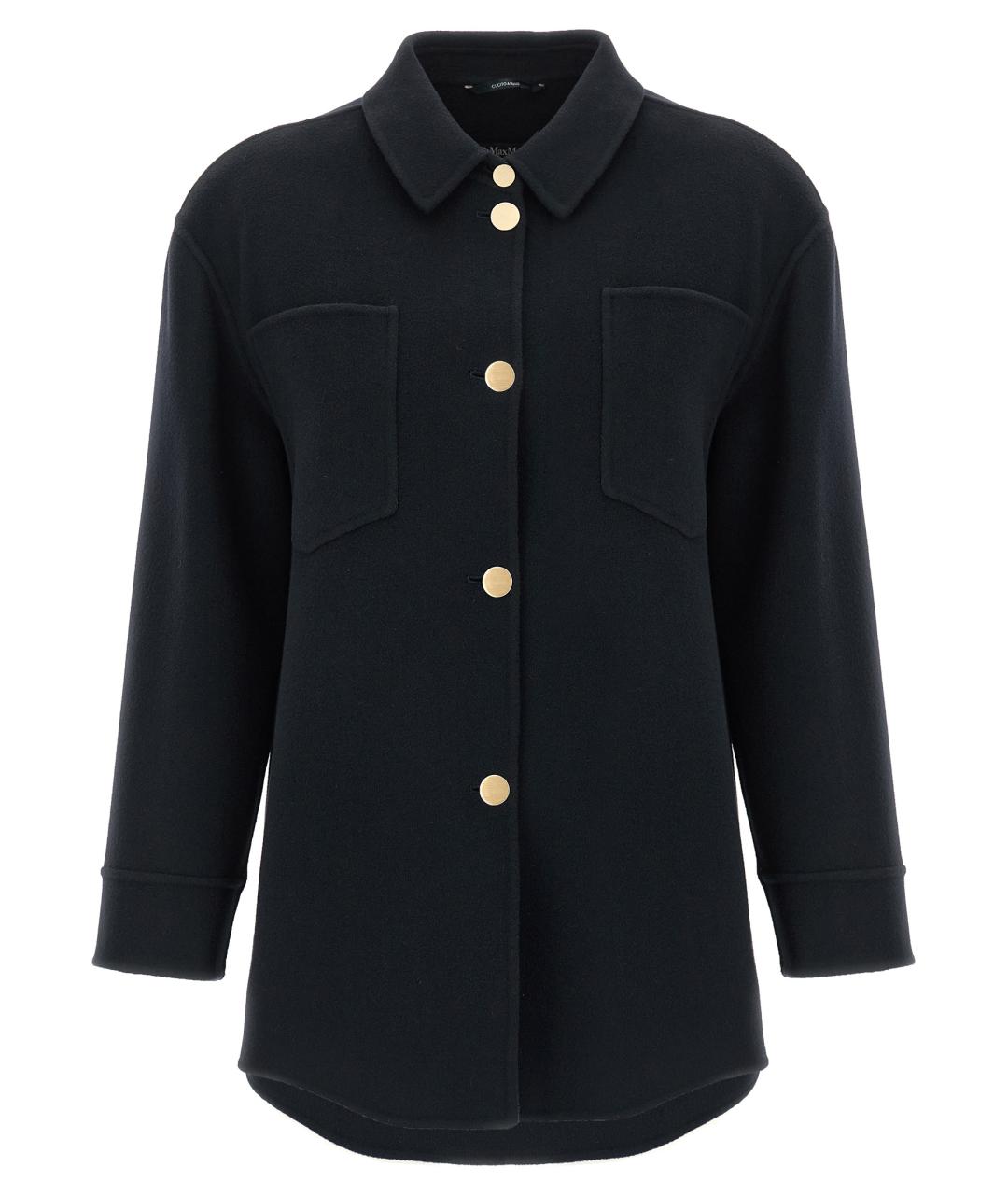 'S MAX MARA Синяя шерстяная блузы, фото 1