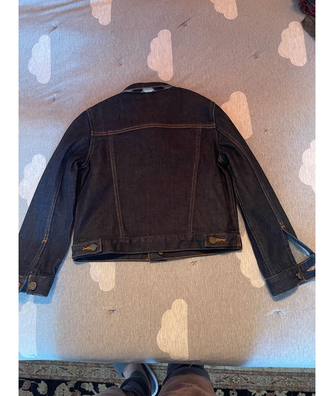 BURBERRY Темно-синий деним жакет / жилет, фото 2
