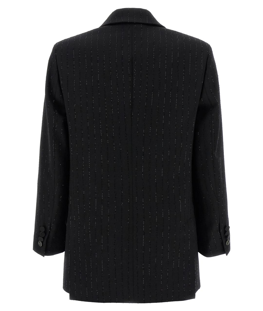 MAX MARA Черный шерстяной жакет/пиджак, фото 2