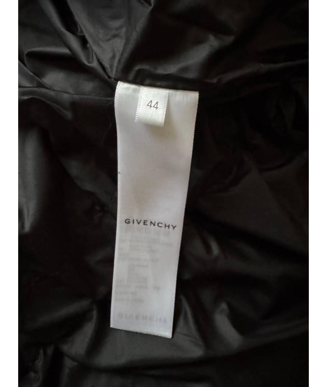 GIVENCHY Черный полиамидовый пуховик, фото 5