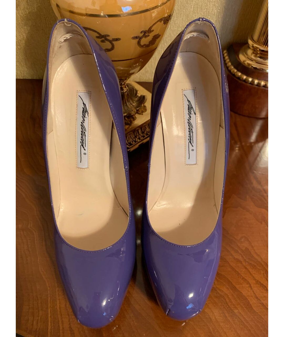 BRIAN ATWOOD Фиолетовые туфли из лакированной кожи, фото 2