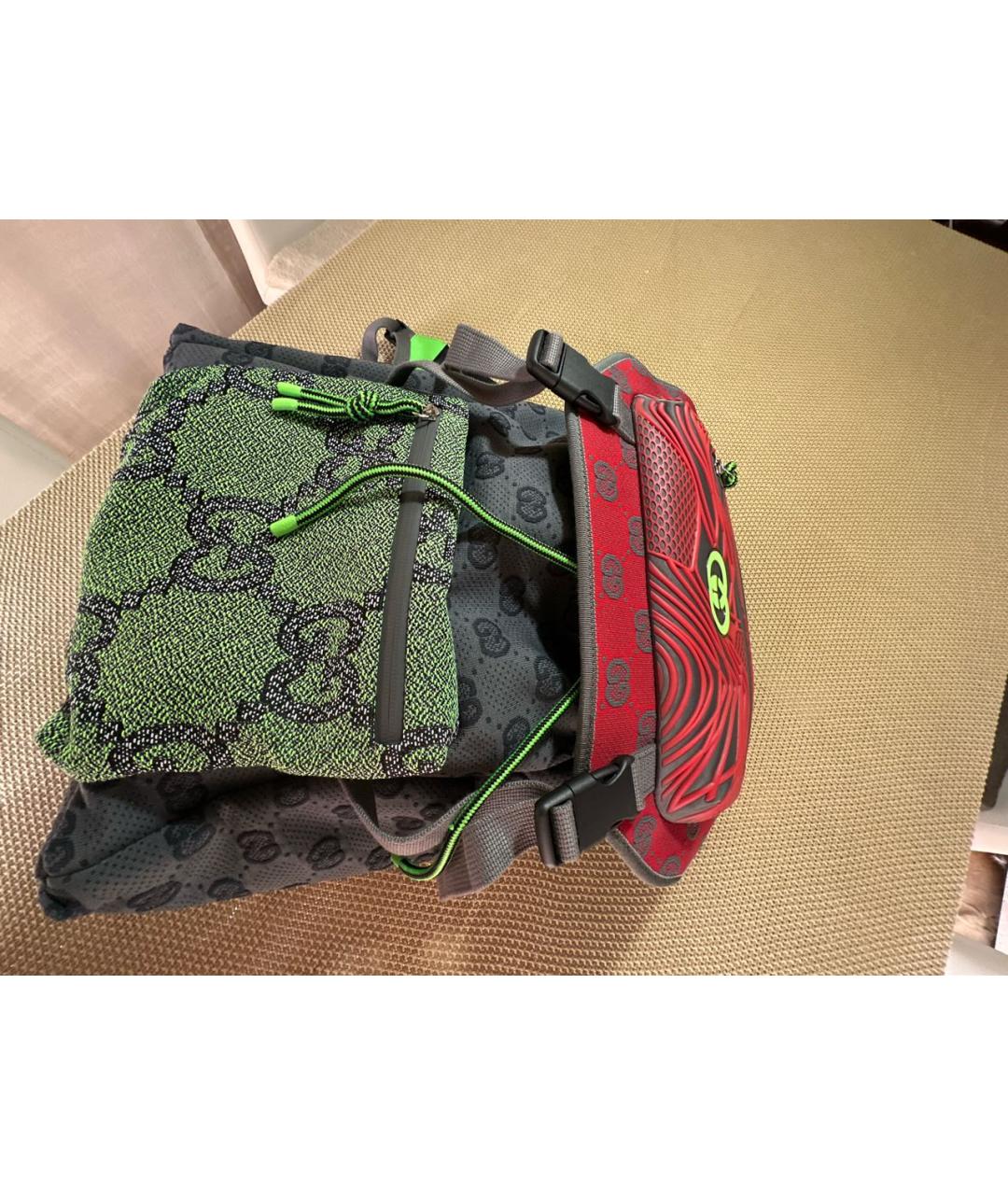 GUCCI Серый рюкзак, фото 6