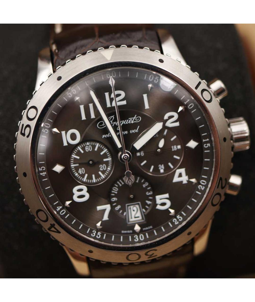 Breguet Коричневые металлические часы, фото 2