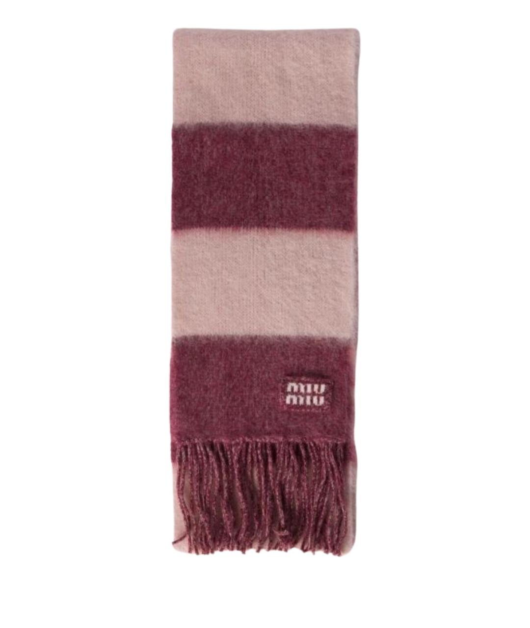 MIU MIU Мульти шерстяной шарф, фото 1