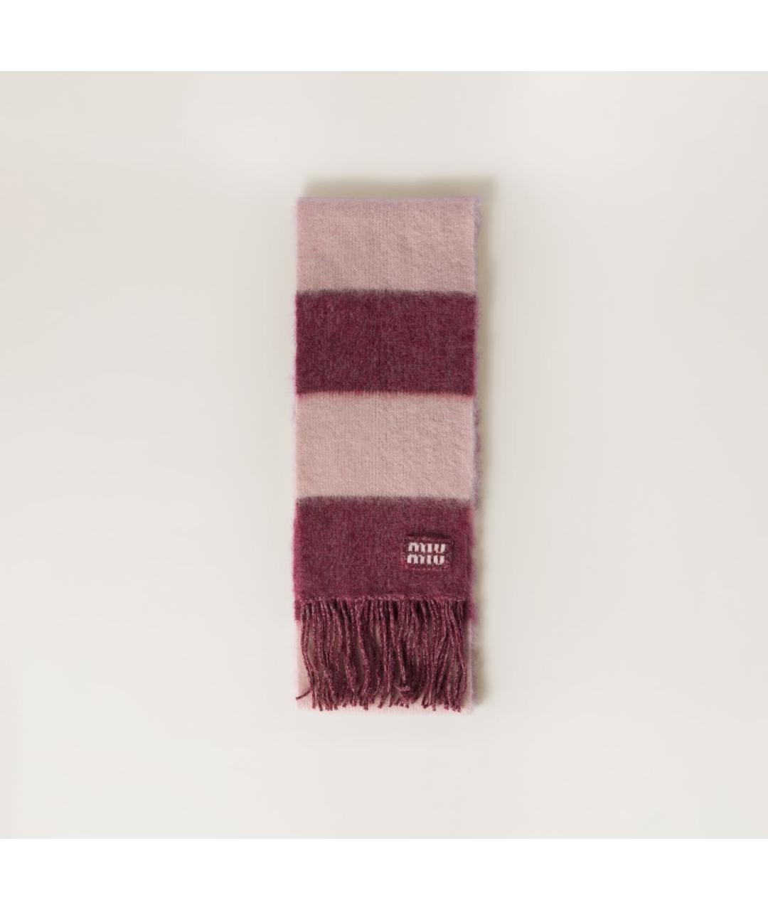 MIU MIU Мульти шерстяной шарф, фото 3