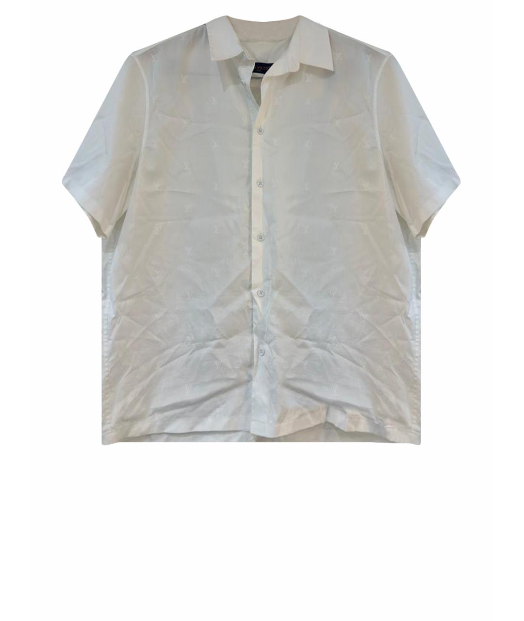 LOUIS VUITTON Белая хлопковая кэжуал рубашка, фото 1