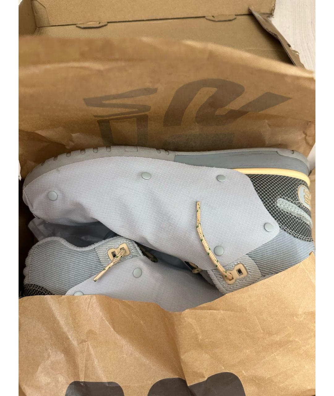 CACTUS JACK BY TRAVIS SCOTT Голубые текстильные высокие кроссовки / кеды, фото 7