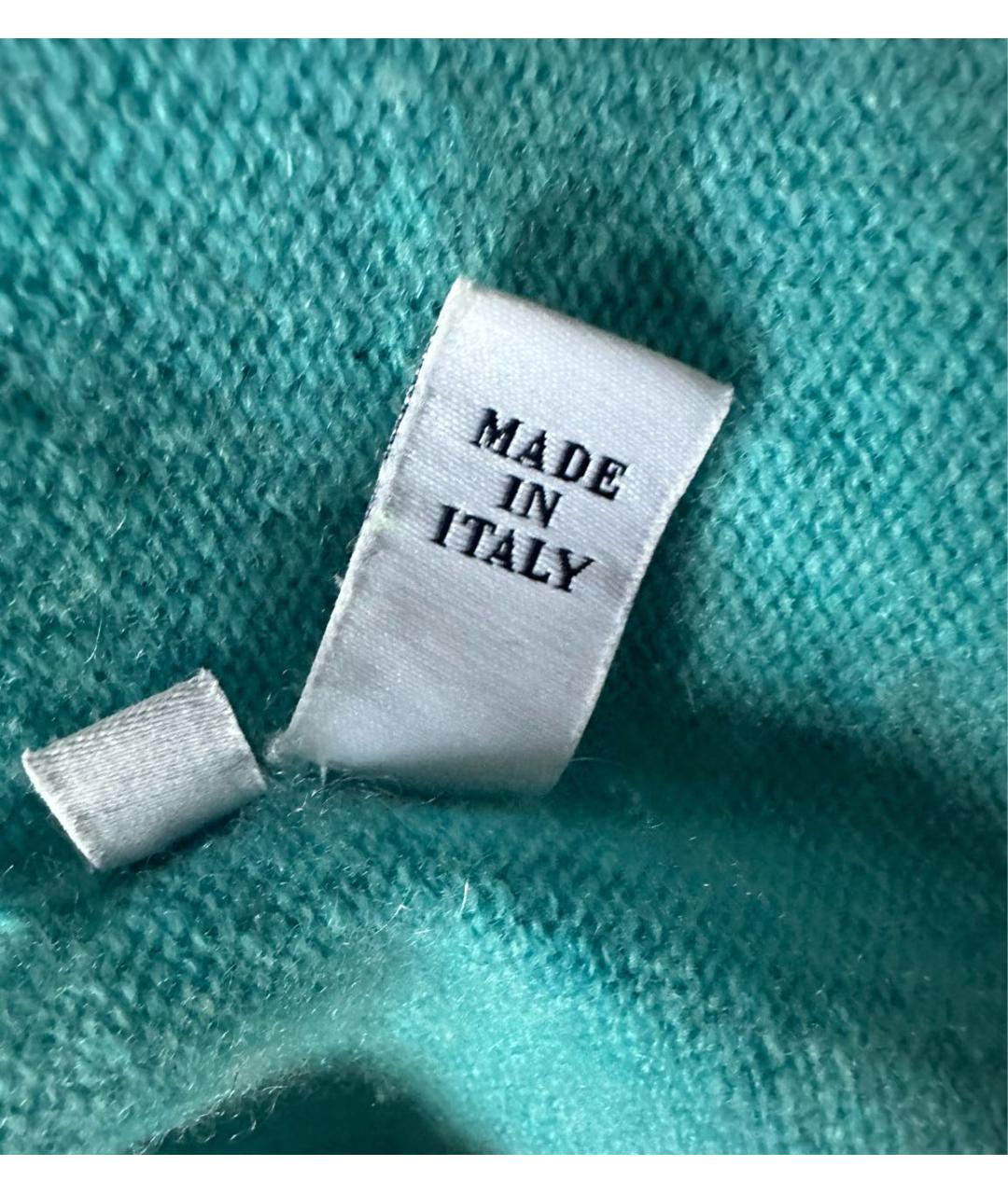 PRADA Бирюзовый кашемировый джемпер / свитер, фото 4