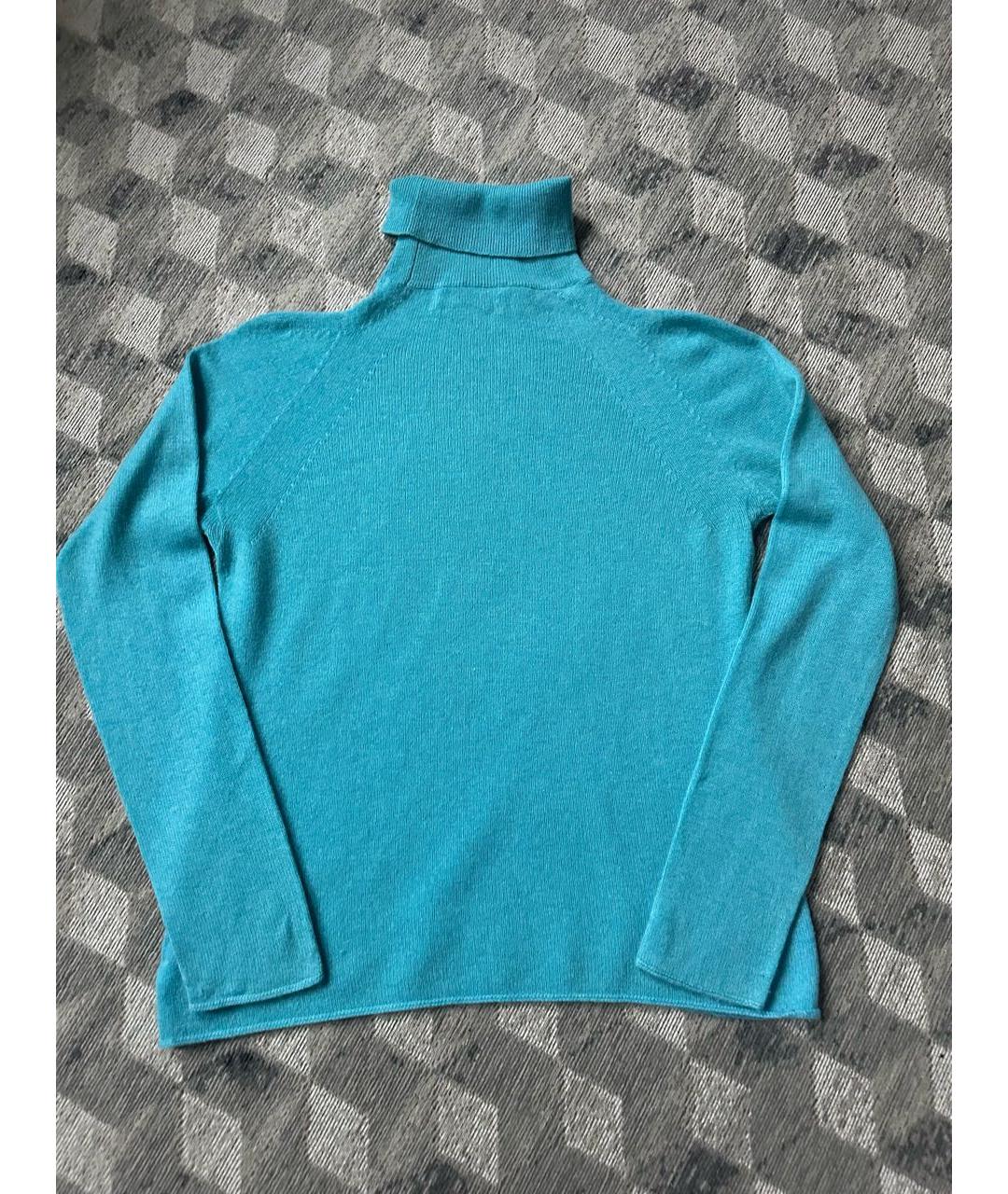 PRADA Бирюзовый кашемировый джемпер / свитер, фото 2