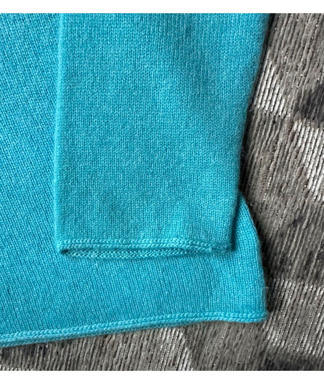PRADA Бирюзовый кашемировый джемпер / свитер, фото 8