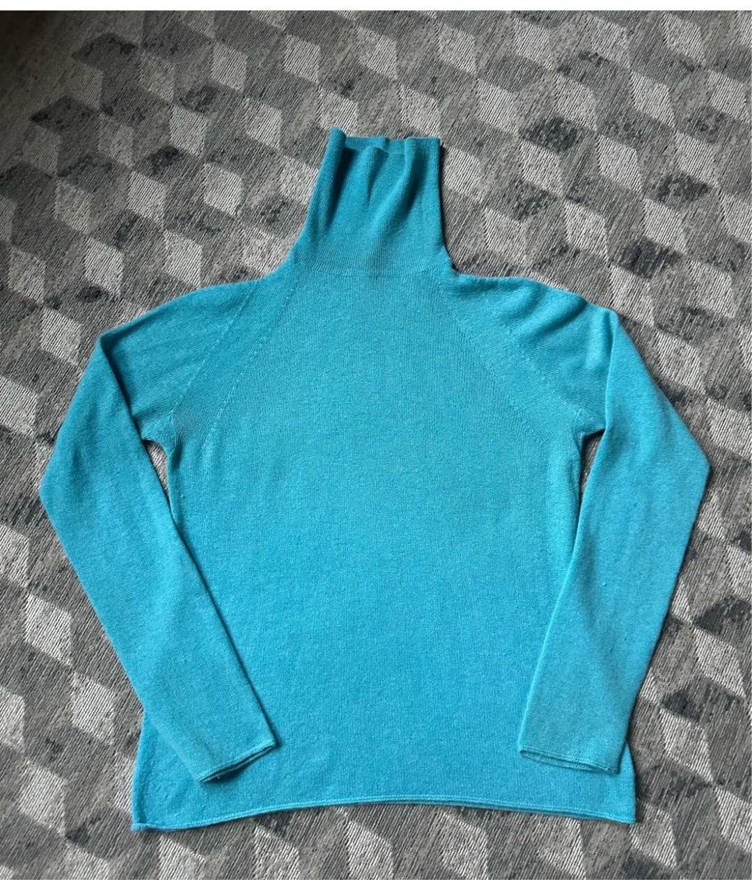 PRADA Бирюзовый кашемировый джемпер / свитер, фото 9