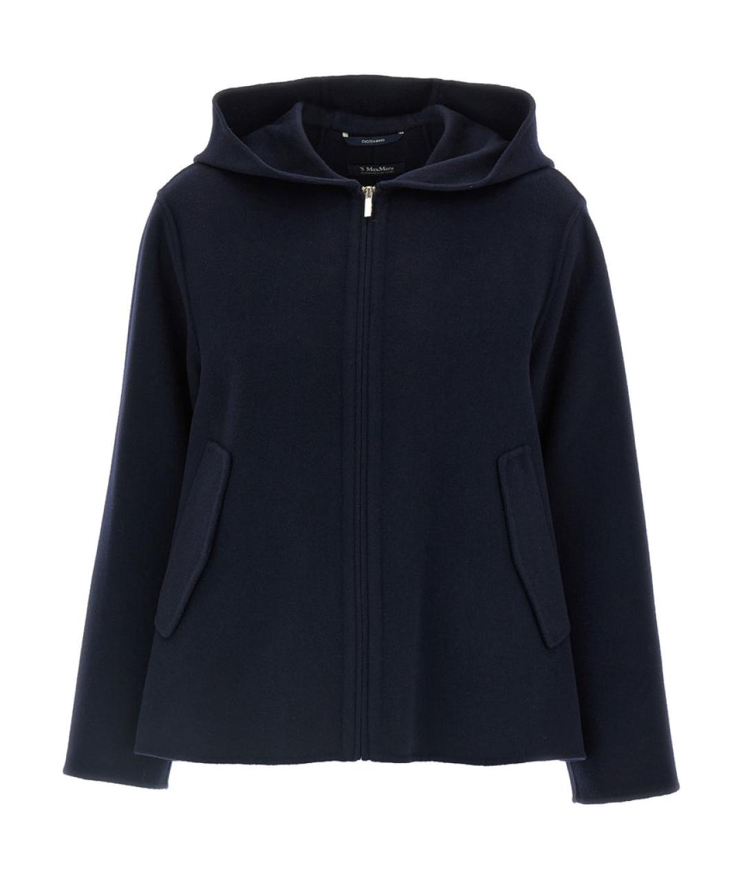 'S MAX MARA Синяя шерстяная куртка, фото 1