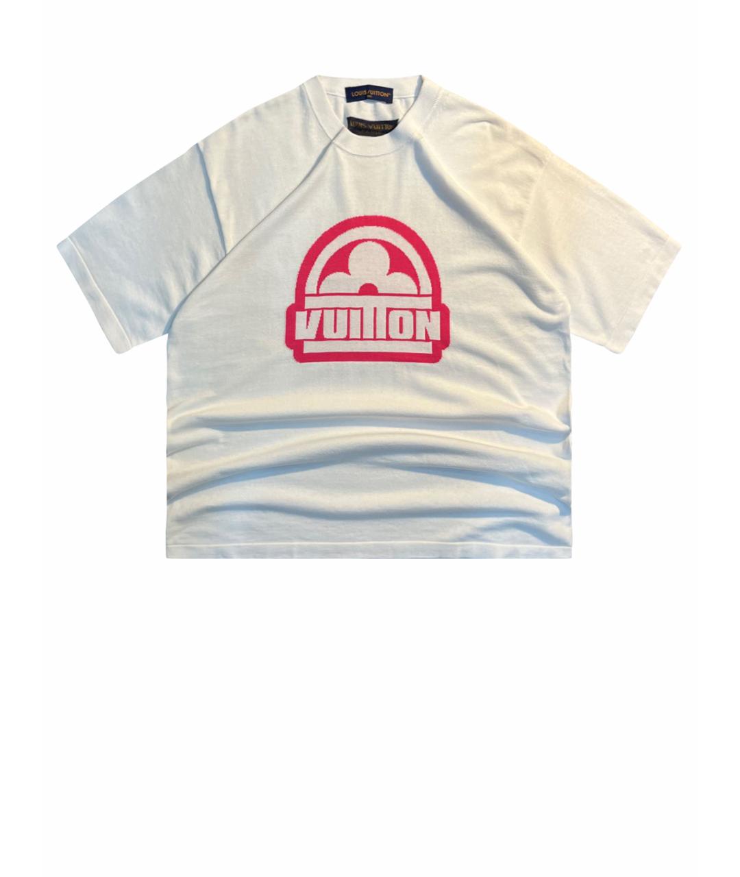 LOUIS VUITTON Белая хлопковая футболка, фото 1