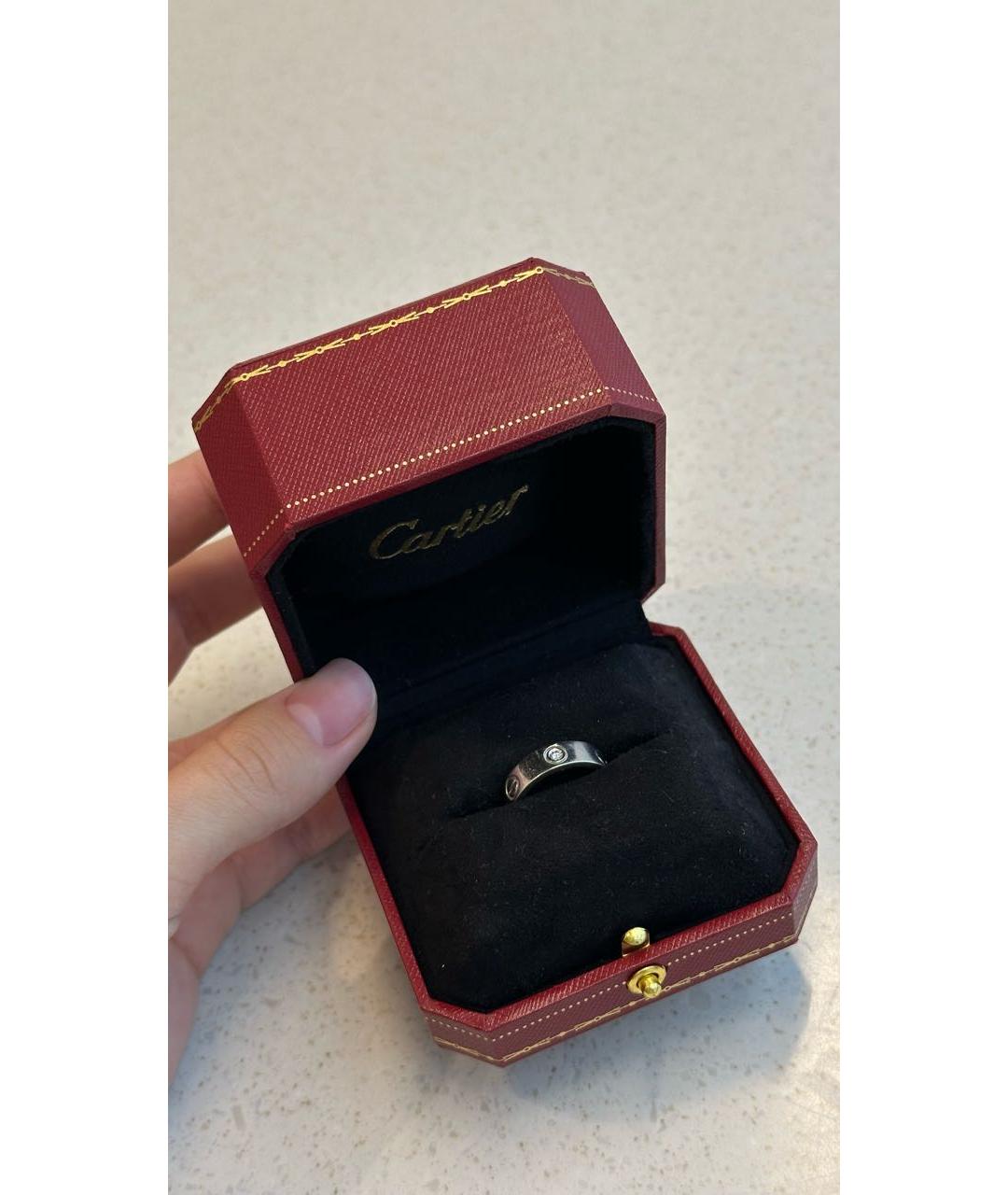 CARTIER Белое кольцо из белого золота, фото 2