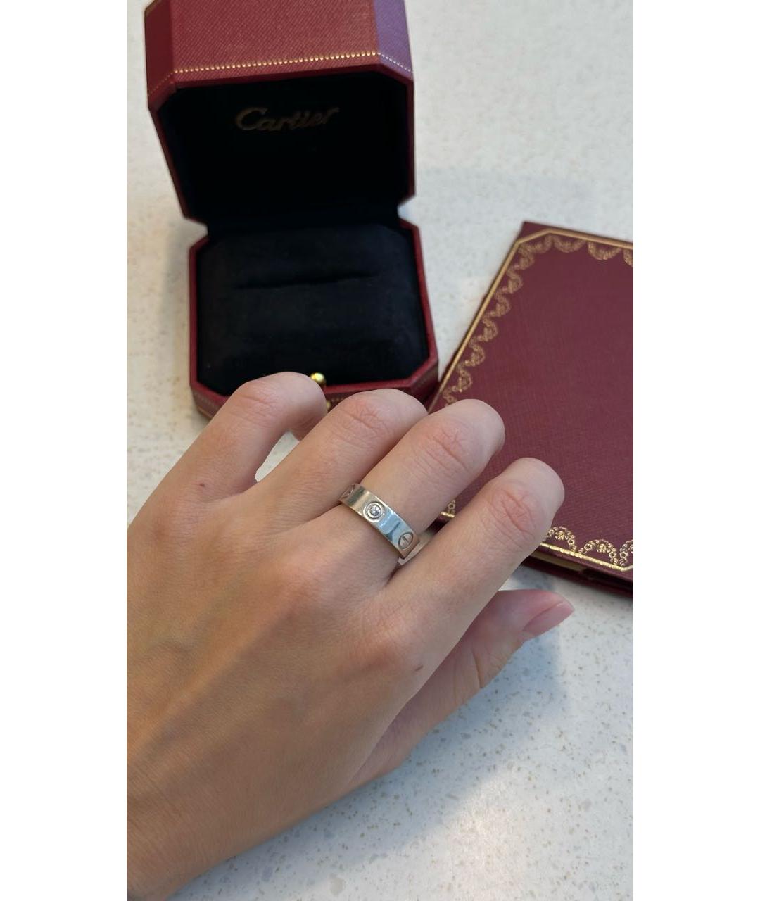 CARTIER Белое кольцо из белого золота, фото 3