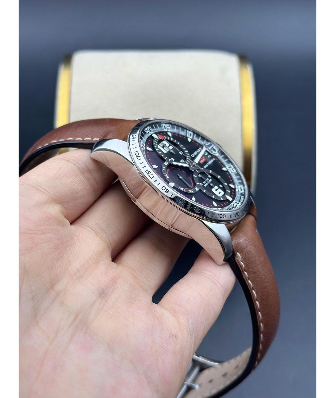 Breguet Черные металлические часы, фото 4