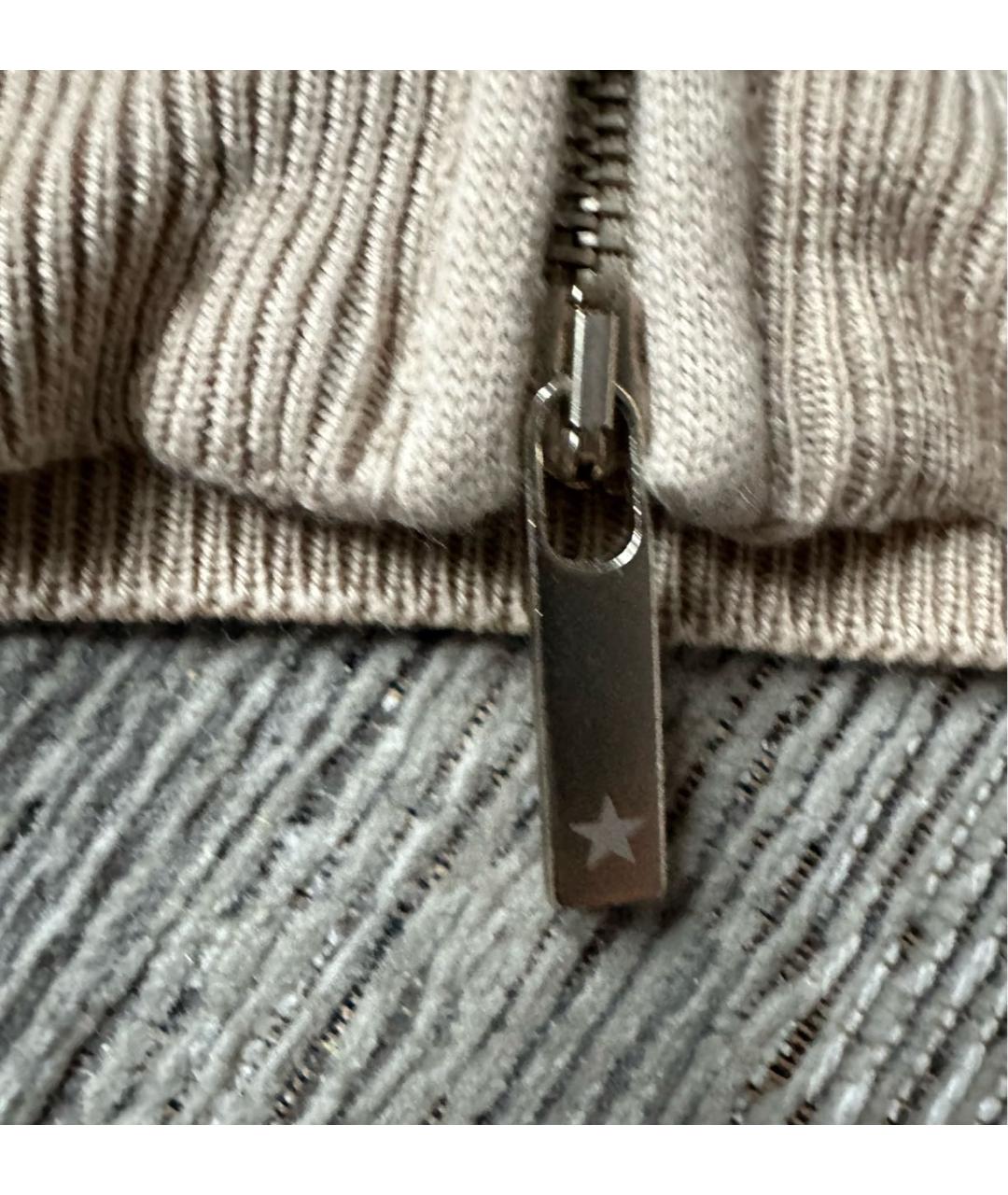 LORENA ANTONIAZZI Бежевый хлопковый джемпер / свитер, фото 5