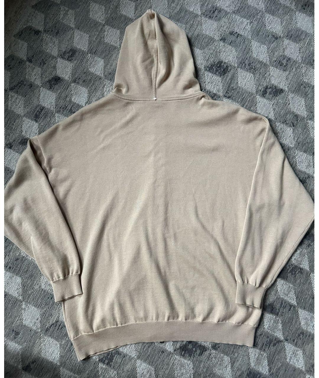 LORENA ANTONIAZZI Бежевый хлопковый джемпер / свитер, фото 2